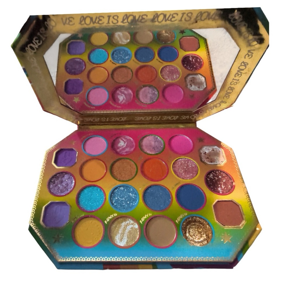 Kevin & CoCo Rainbow 22 color eyeshadow palette Colorful makeup palette